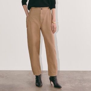 Everlane The Fatigue Barrel Pant in Toasted Coconut